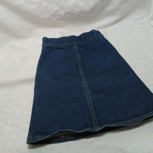 Just like mom! Vintage blue denim skirt, 1977. - Picture 8 of 10